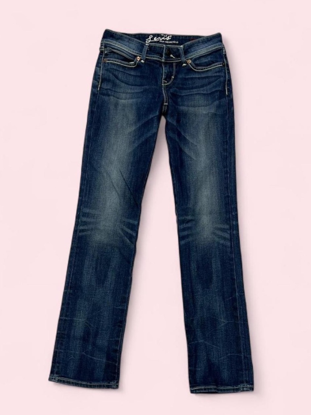 Levi's Women's Boot Cut Jeans in Dark Blue Wash